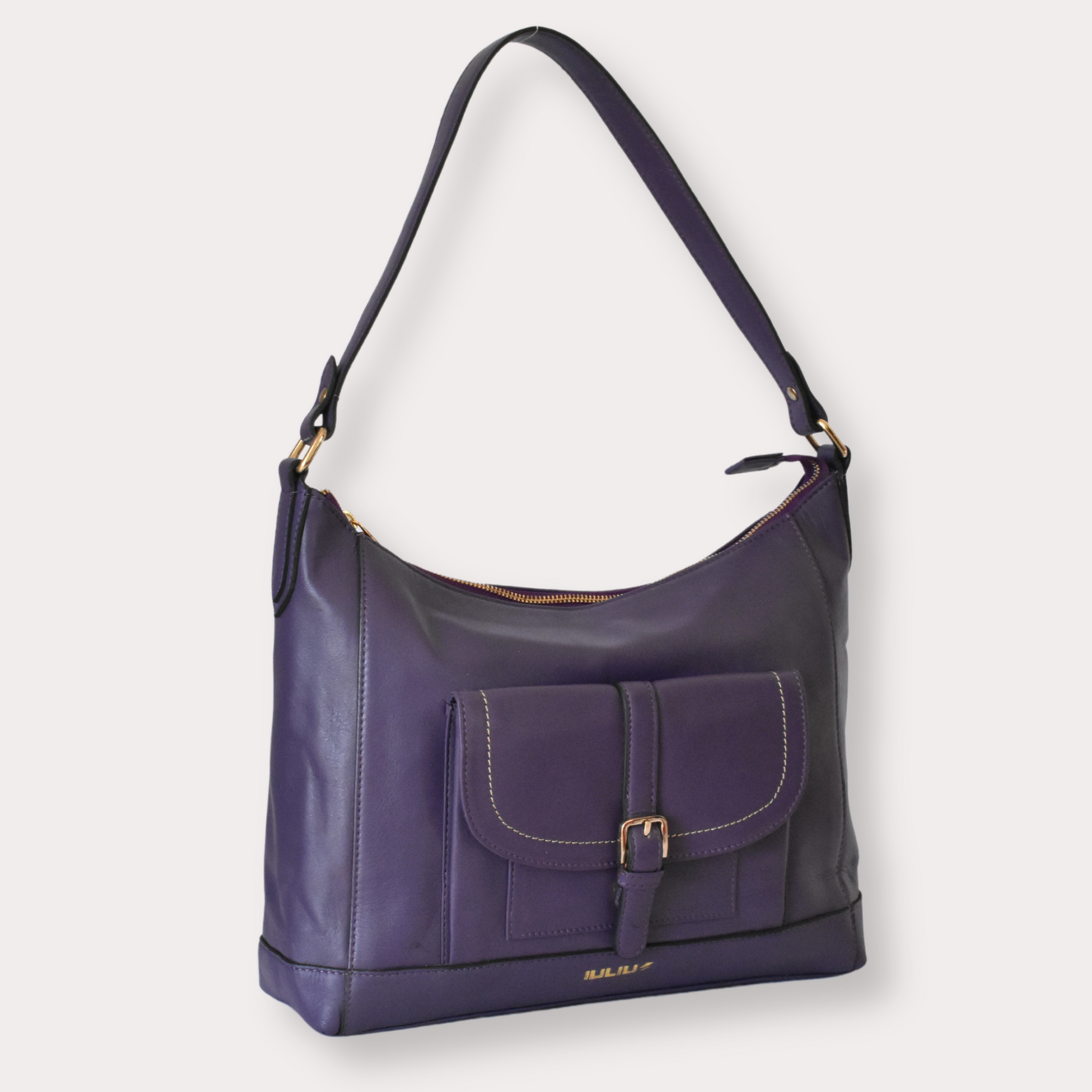 Bolso de Hombro de Cuero Morado – Elegante y Funcional – IULIUS-0