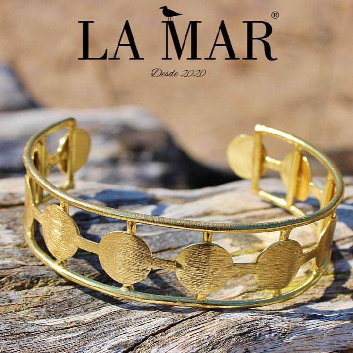 Brazalete GANTE bañado en oro - Diseño con carácter-3