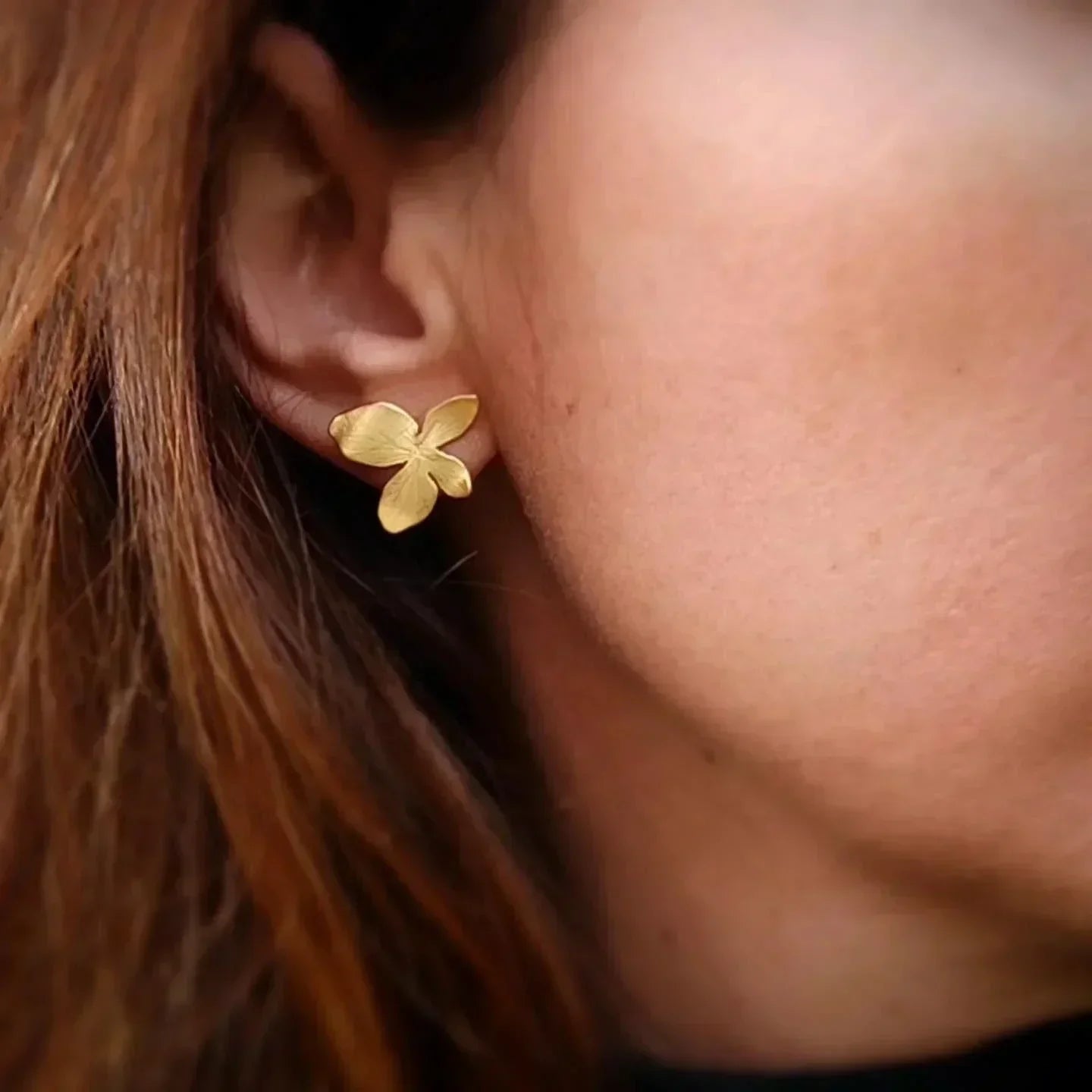 Pendientes Flor de Hortensia-1